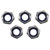 R-TECH 337543 Nylon Insert A2 Stainless Steel Lock Nuts M10 - Pack of 50
