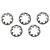 R-TECH 337552 A2 Stainless Steel Shakeproof Washers M8 - Pack of 50