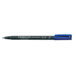 Staedtler 318-3 Lumocolor® Permanent Pen Blue- Etch Resist