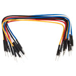 Rapid JW-D1-FF Jumper Wires Dupont Cable F-F 26AWG 1 Pin 2.54mm Pitch-15cm  Pk10