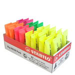 STABILO UK/72/32-1 Highlighter NEON Store Pack 32pcs 5 Assorted Colours NEW