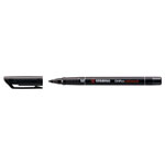 STABILO 843/46 Pen for Overhead Projection Universal Permanent Med Blk Pk 10