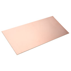 RVFM Copper Clad Single Sided FR2 Synthetic Resin Bonded Paper 100 x 220mm