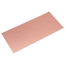 R-TECH 341019 Copper Clad Single Sided FR4 Fibre Glass 100 x 220mm