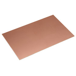 R-TECH 341021 Copper Clad Double Sided FR4 Fibre Glass 100 x 160mm