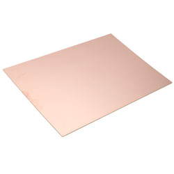 R-TECH 341028 Copper Clad Single Sided FR2 Epoxy Paper 233 x 160mm