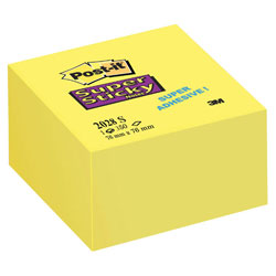 Post-it® Super Sticky Cube Ultra Yellow 76x76mm