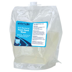 Andarta 12-011 System 300 Anti-Bac Foam Soap Cartridge - 6 x 800ml