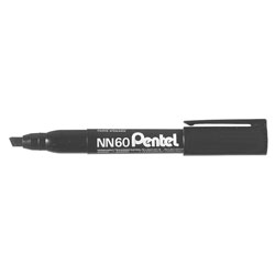 Pentel NN60-A Black Chisel Tip Marker Pen