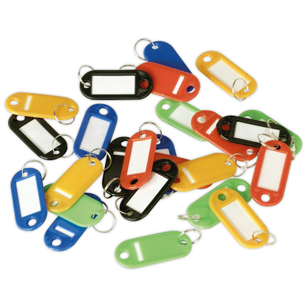 Sealey SKTAG25 Key Tag Assortment 25pc
