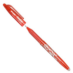 Pilot Frixion Erasable Rollerball Pen, Red (Pack of 12)