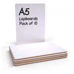 Show-me FBA510 Show-me A5 Plain Rigid Lapboards, Pack of 10