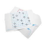 Show-me HSB10 Show-me Hundred Square Mini Whiteboards, Small Pack 10