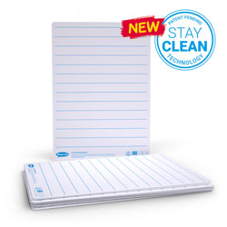 Show-me LIB10 Show-me A4 Lined Mini Whiteboards, Pack of 10 Boards