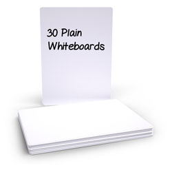 Show-me WBP30 Basics Pack 30 plain drywipe boards