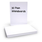 Show-me WBP30 Basics Pack 30 plain drywipe boards