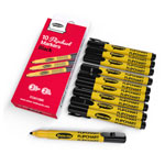 Show-me FCM10BK Flipchart Markers - Black Pack of 10