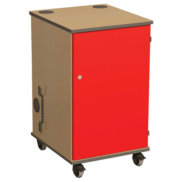  Secure MM90 Multi-Media Projector Cabinets 930x524x570mm Red Door