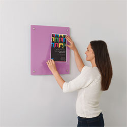 Metroplan Write-On® Coloured Glass Information Boards 500x500mm