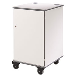 Metroplan Mm100 Coloured Mobile Multi-Media Cabinets 930x540x600mm White