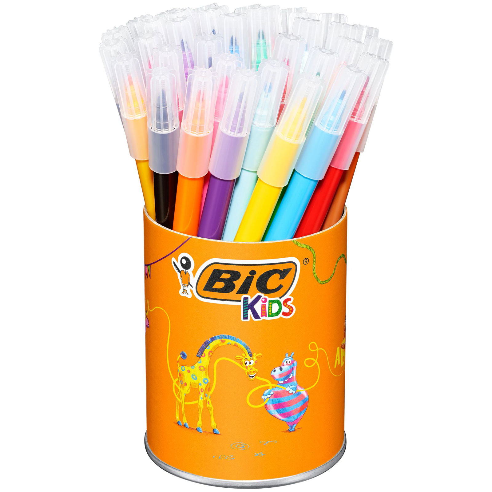 BiC Visa Felt Pens Fine Tip Pot 36 Rapid Electronics