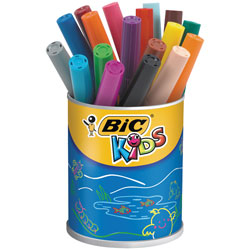 BiC Visacolor Extra Large Felt Tip (Pot of 18)