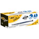 BiC Velleda 1721 White Board Markers Black (Box of 24)