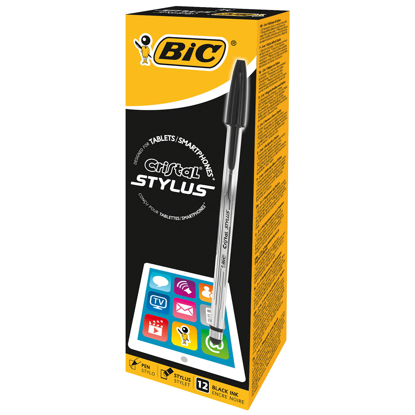 BiC Cristal Ball with Stylus | Rapid Online