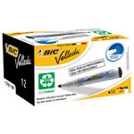 BiC Velleda 1701 White Board Marker Black (Pack of 12)