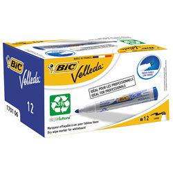 BiC Velleda 1701 White Board Marker Blue(Pack of 12)