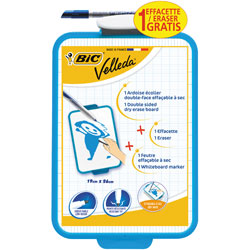 BiC Velleda Whiteboard with Pen & Eraser 19 x 29 cm Pack of 24