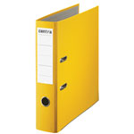 RVFM A4 Folder Lever Arch File 75mm Polypropylene/Paper with Metal Shoe Yellow
