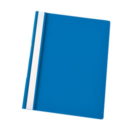 Rapid Flat File Polypropylene A4 Blue Pack of 25