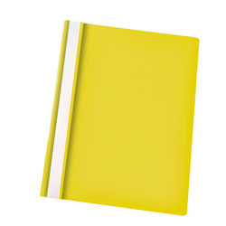 Rapid Flat File Polypropylene A4 Yellow Pack of 25