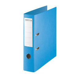 A4 Folder Lever Arch File 75mm Polypropylene Light Blue