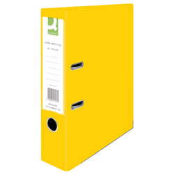 Rapid Yellow A4 Lever Arch Files Pack 10