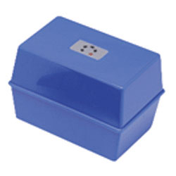 RVFM Card Index Box 6 x 4 Blue