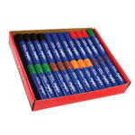 Berol Dry Wipe Marker Pen, Chisel Tip Assorted Pack of 48