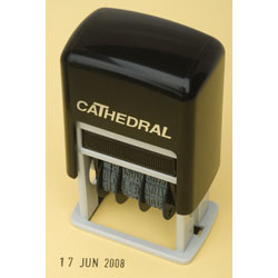 Cathedral Self-inking Date Stamp