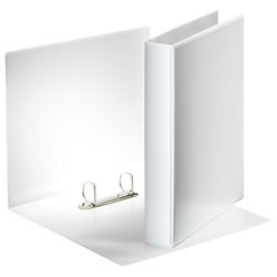 Esselte 46571 A5 White Presentation Ring Binder 2x 'D' Rings 25mm