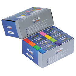 Swäsh Classbox 32 High Performance Plastic Erasers Assorted