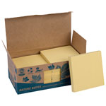 Recreate Pack 12 Recycled Repos. Note Pads Yellow 75mm² 100 Sheet