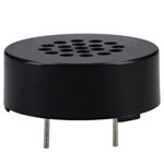 R-TECH 350073 Miniature Speaker 32ohm 23mm dia. Encased speaker with PCB pins