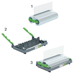 GBC 4410024 GBC Foton 30 Refillable Cartridge - 100 Micron Lamination Roll Gloss