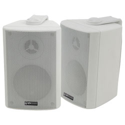Adastra 100.898UK BC3W 3Inch Stereo Speakers White Pair