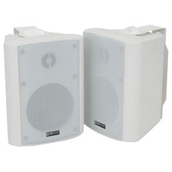 Adastra 100.901UK BC4W 4Inch Stereo Speakers White Pair