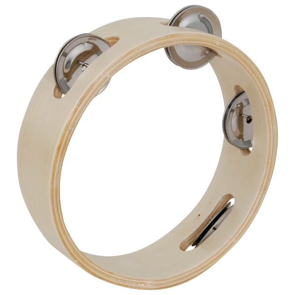 Wooden Tambourine 15cm Rapid Online