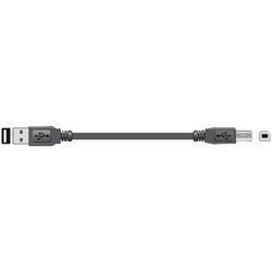 AV:Link 113.004UK USB 2.0 Type A Plug To Type B Plug Lead 1.5m