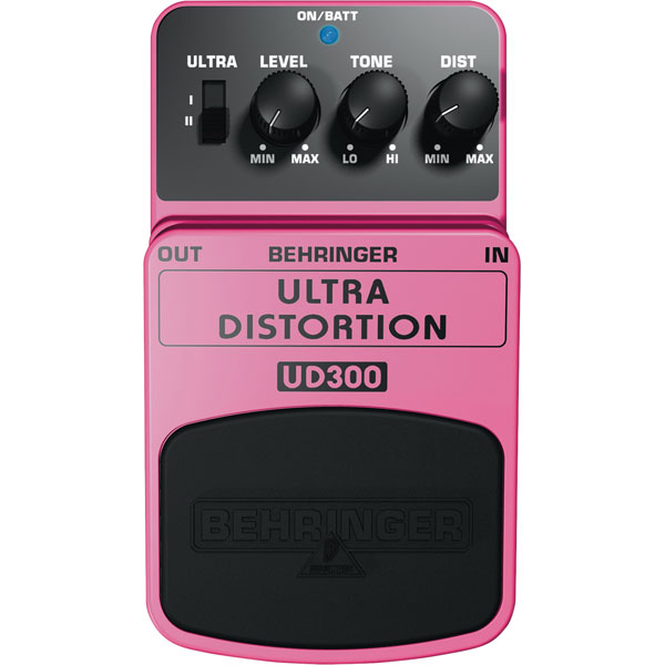 Behringer UD300 Ultra Distortion Guitar Effects Pedal | Rapid Online