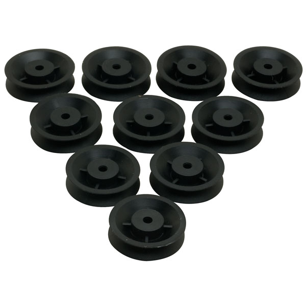 Rapid 18mm Pulleys (2mm Bore) Pack of 10